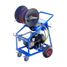 Мойка высокого давления C-TECH (250 бар,до 15 л/мин, 7.5 кВт)профессиональная мобильная