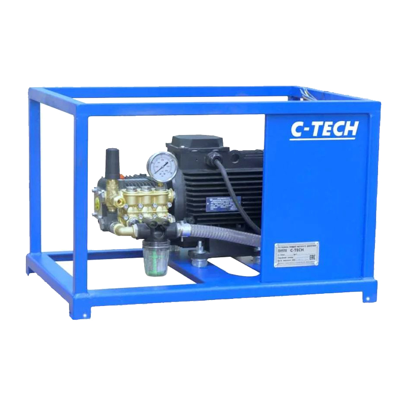 Моющий аппарат высокого давления C-TECH NTR TotalStop (200 бар,15 л/мин,5.5 кВт)с автоматическим отлючением