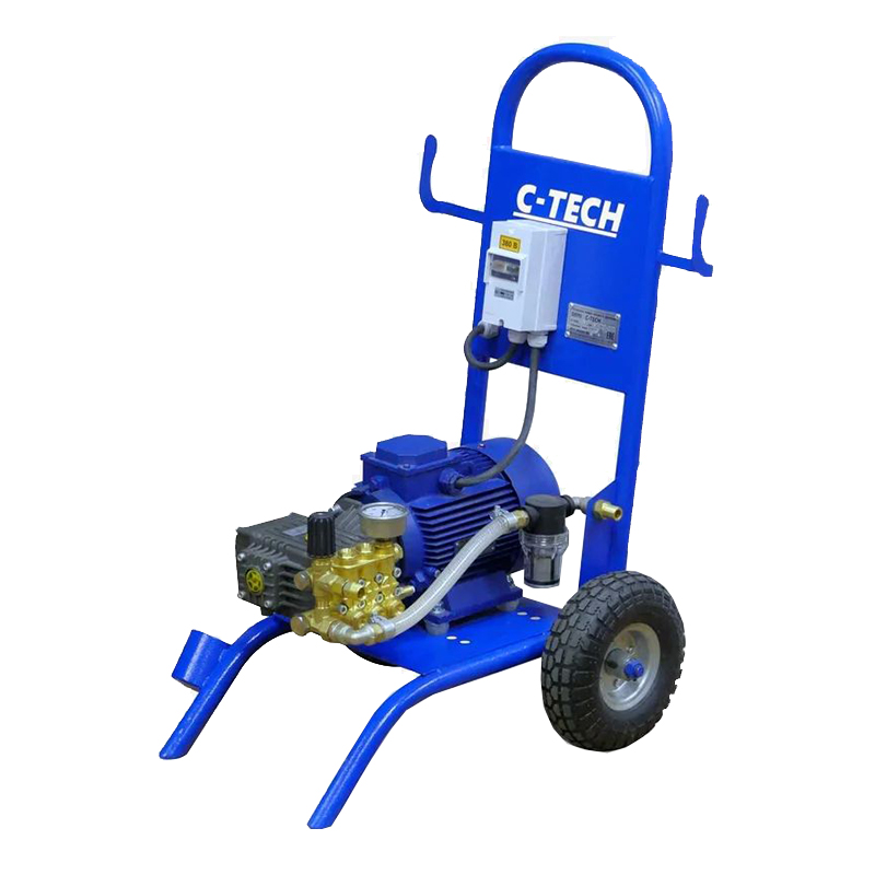 Профессиональная мойка C-TECH NEXT TotalStop (190 bar, до 840 л/ч, 4 квт)электрическая мобильная