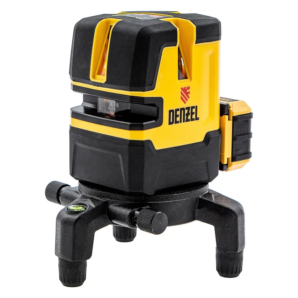Лазерный уровень Denzel LX 05 Red, 20 м, 635 нм, аккумулятор Li 5200 mAh, резьба 5/8
