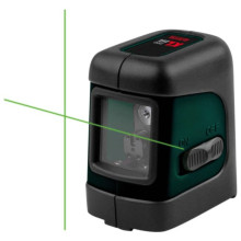 Уровень мини-лазерный линейный KLpro KLLZR112GL (выравнивание по перекрестным линиям, зеленый луч)