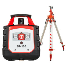 Комплект ротационный нивелир RGK SP-100 с калибровкой + элевационный штатив RGK SH-340