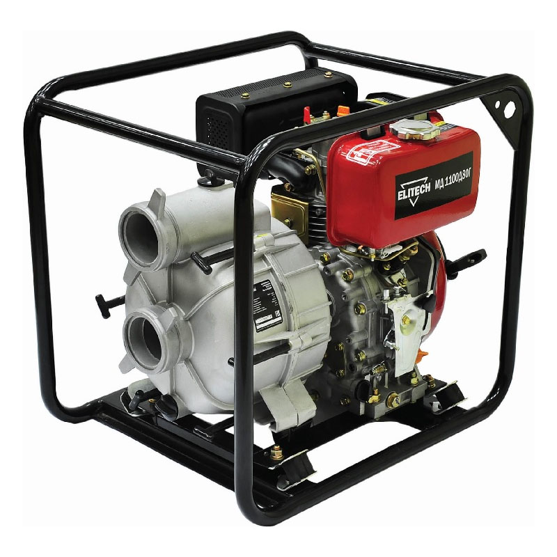 Мотопомпа Elitech МД 1100 Д 80 Г Мотопомпа Elitech МД 1100 Д 80 Г