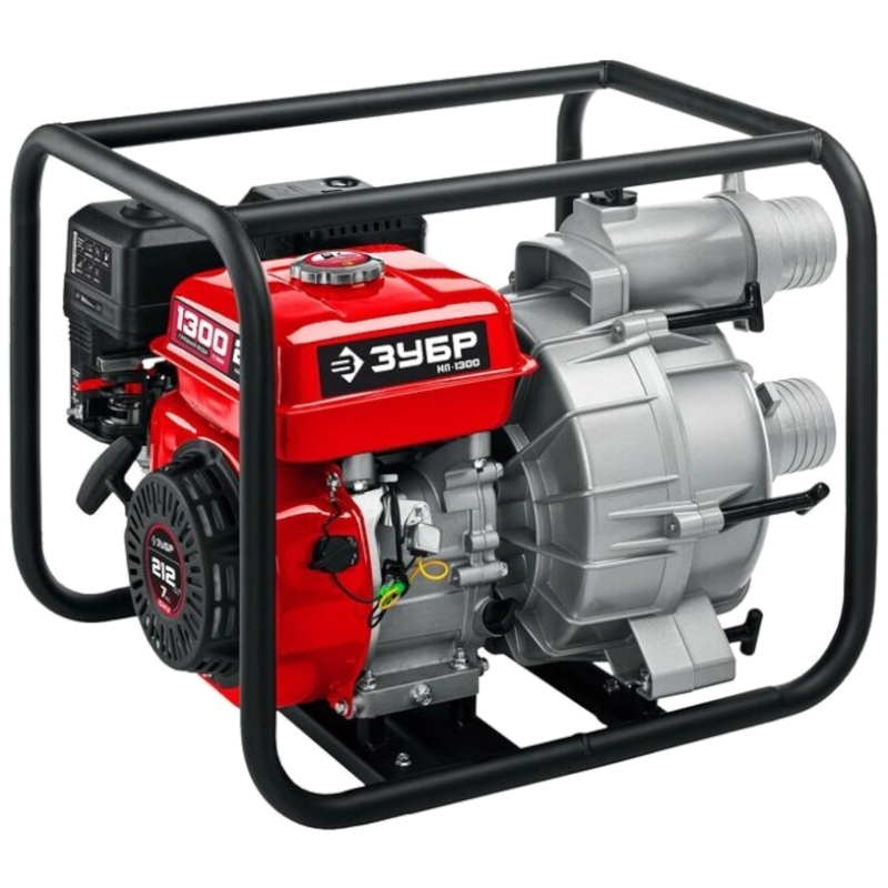 Мотопомпа бензиновая для грязной воды ЗУБР МПГ-1300 Мотопомпа бензиновая для грязной воды ЗУБР МПГ-1300
