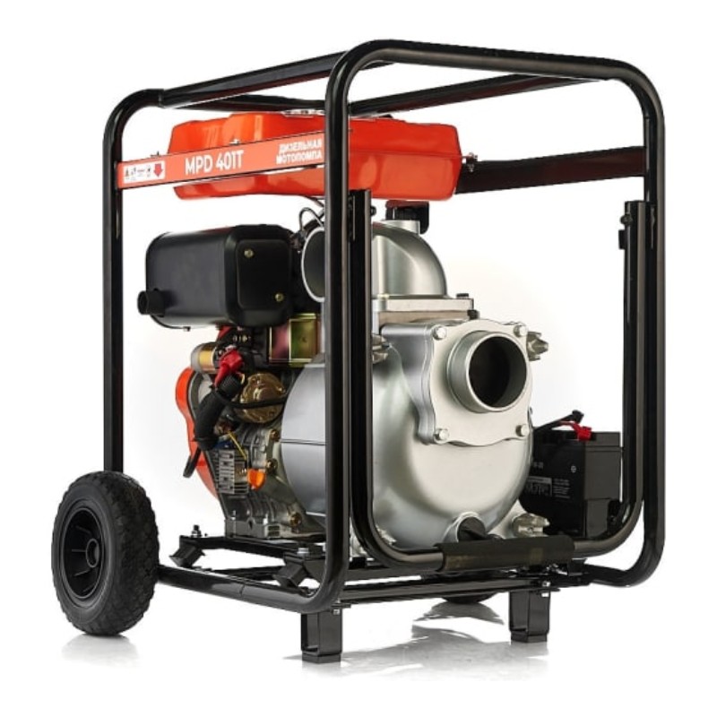 Дизельная мотопомпа для сильно загрязненных вод Meran MPD401T