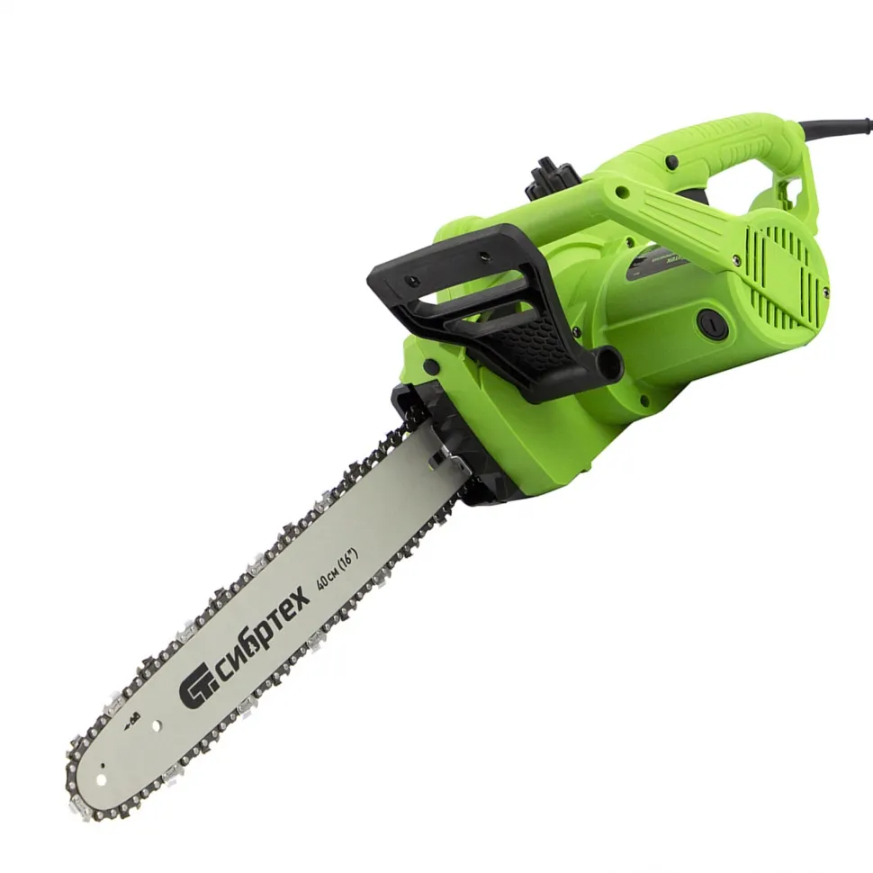 Пила цепная электрическая СИБРТЕХ ПЦЭ-2000П с поперечным двигателем, 2.0 кВт, 16 (40 см) Пила цепная электрическая СИБРТЕХ ПЦЭ-2000П с поперечным двигателем, 2.0 кВт, 16 (40 см)