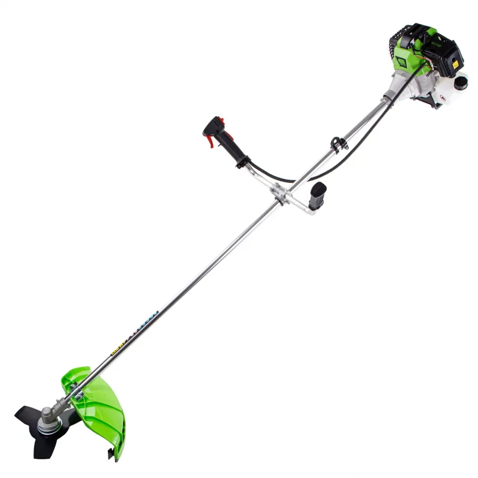 Триммер бензиновый Сибртех КС-3000Н, 52 см3, неразъемная штанга, 2 части