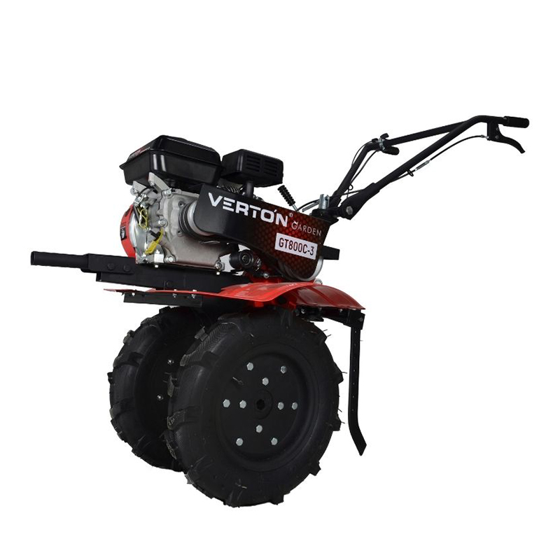 Мотоблок бенз. VERTON GT800C-3 (7л.с, чуг.редукт, перед. 3/1, рег.руля все ст. колеса 4.00-10)