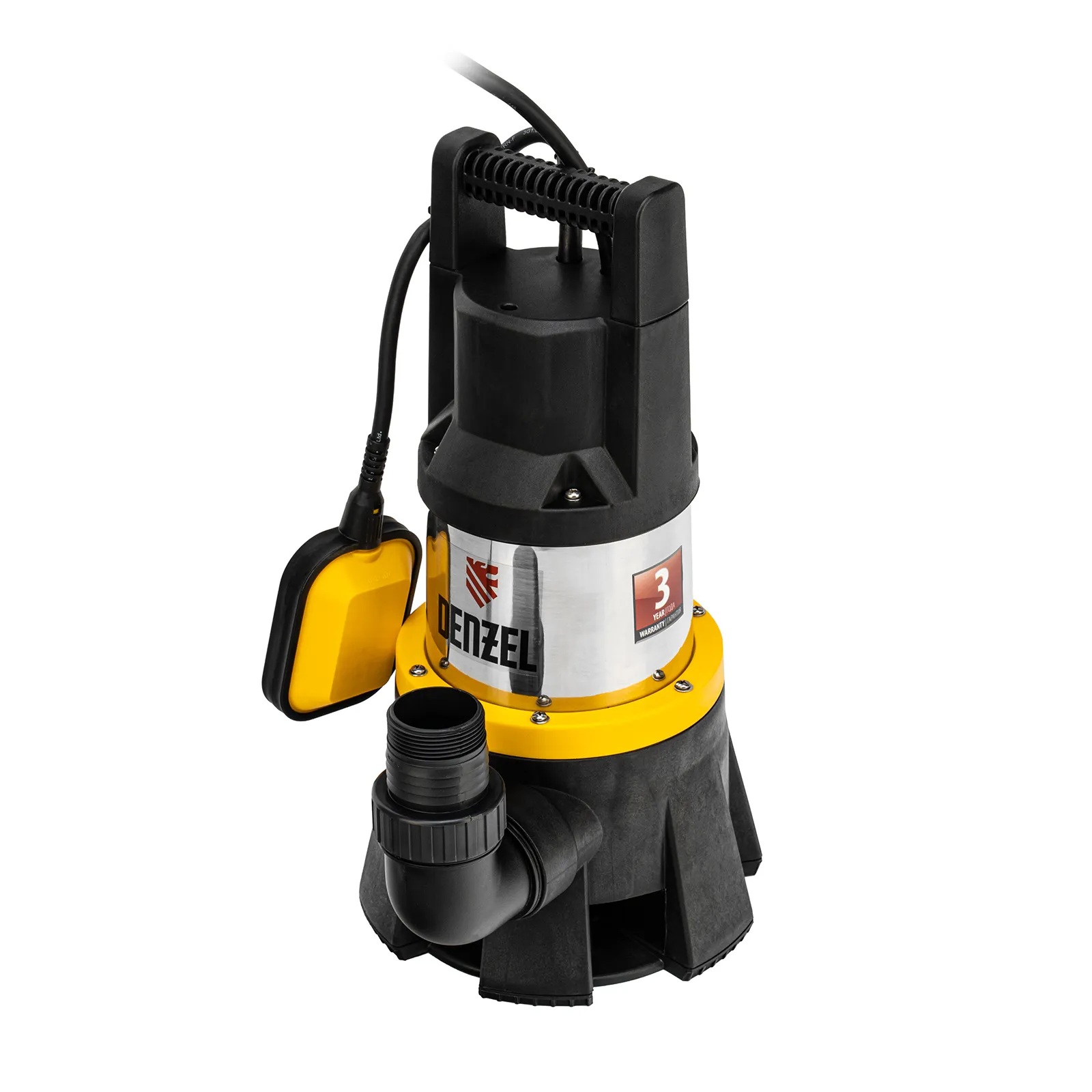 Дренажный насос Denzel DP1400X, 1400 Вт, подъем 11 м, 25000 л/ч
