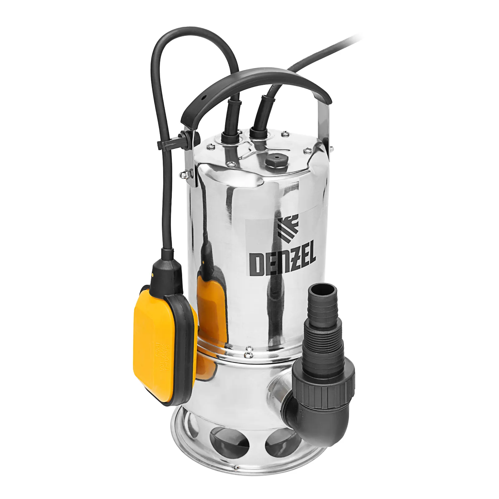 Дренажный насос Denzel DPL800X, 800 Вт, подъем 7 м, 16500 л/ч