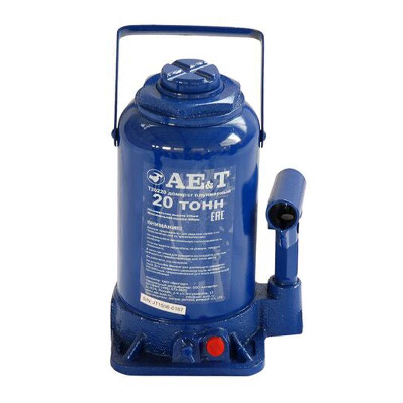 Домкрат бутылочный T20220 AE&T 20т Домкрат бутылочный T20220 AE&T 20т