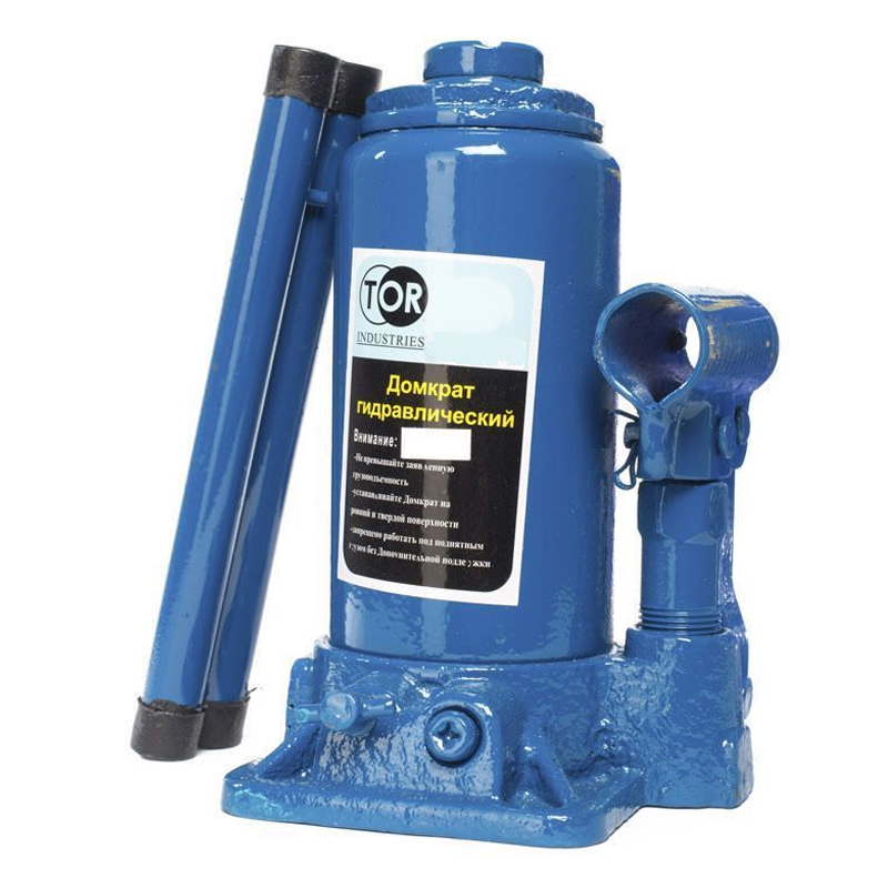 Домкрат гидравлический TOR ДГ-CT г/п 2,0 т (ST0203) в пластиковом кейсе 1009691 Домкрат гидравлический TOR ДГ-CT г/п 2,0 т (ST0203) в пластиковом кейсе 1009691