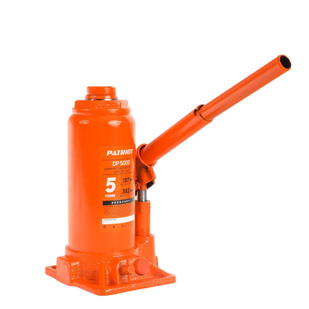 Домкрат бутылочный PATRIOT DB 5000 5T, высота подхвата 185мм Домкрат бутылочный PATRIOT DB 5000 5T, высота подхвата 185мм
