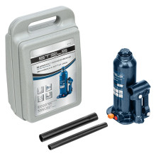 Домкрат гидравлический бутылочный, 3 т, h подъема 188-363 мм, в пластиковом кейсе Stels Домкрат гидравлический бутылочный, 3 т, h подъема 188-363 мм, в пластиковом кейсе Stels