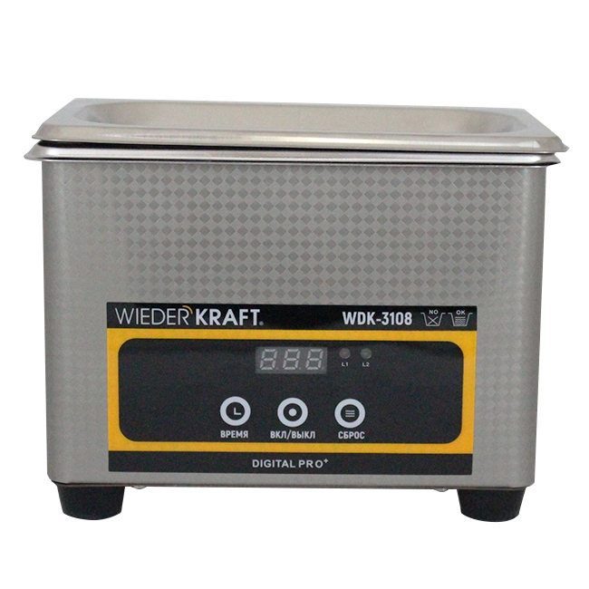 Ультразвуковая ванна (мойка) 0,8 литра WIEDERKRAFT WDK-3108