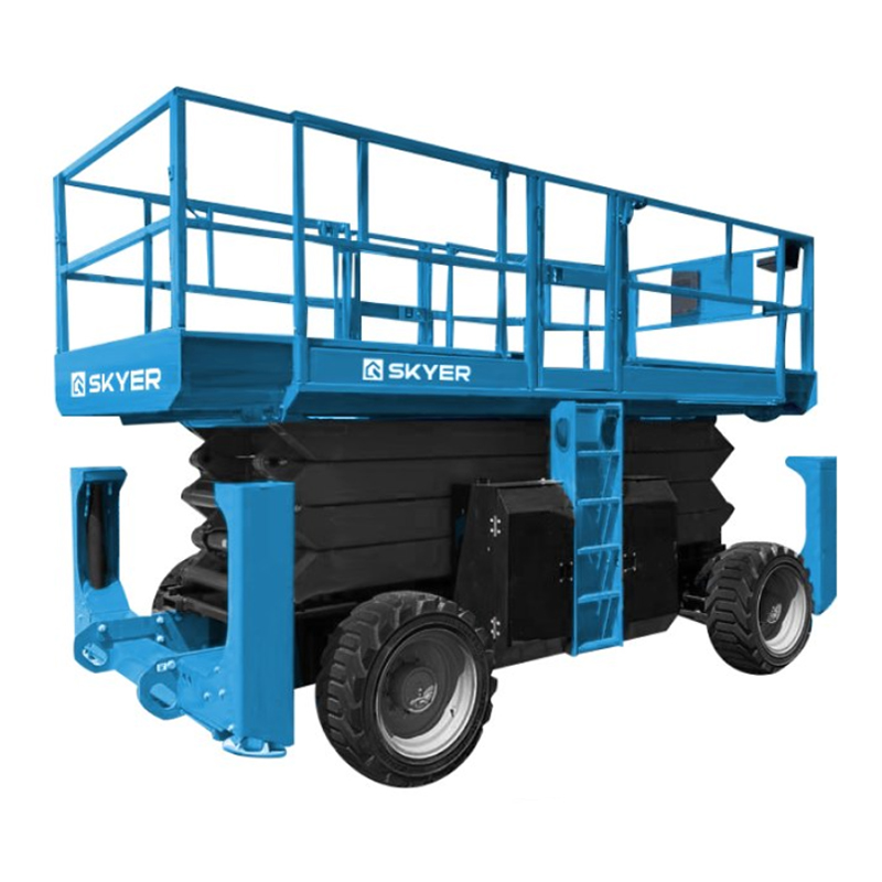 Дизельный ножничный подъемник SKYER DPL1436