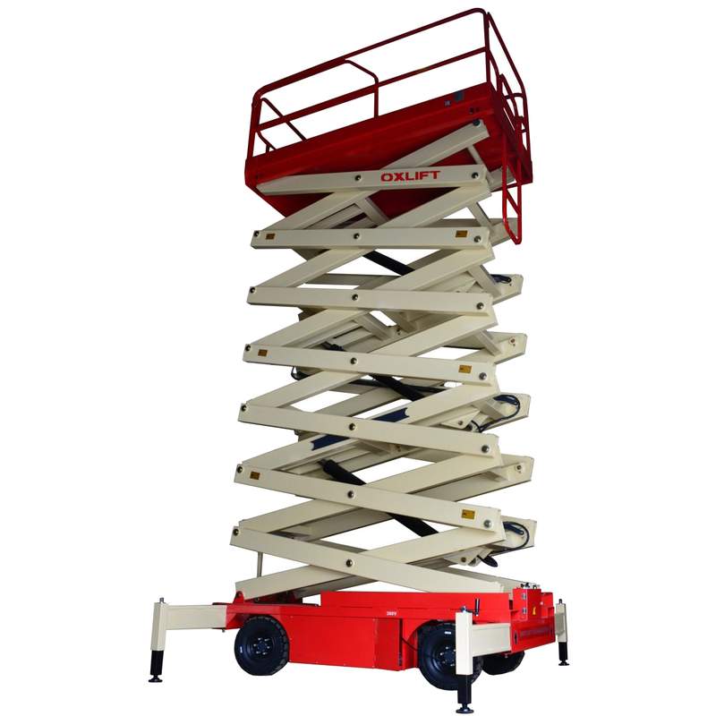 Ножничный подъемник OXLIFT QX-050-120 AC/DC 12000 мм 500 кг Ножничный подъемник OXLIFT QX-050-120 AC/DC 12000 мм 500 кг