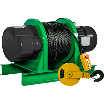 Лебедка электрическая EURO-LIFT KCD 1500/3000 кг, 70/35 м 380В