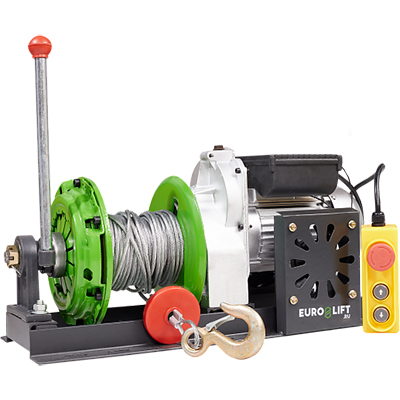 Лебедка электрическая EURO-LIFT KCD-M 500кг, 60м, 220 В Лебедка электрическая EURO-LIFT KCD-M 500кг, 60м, 220 В