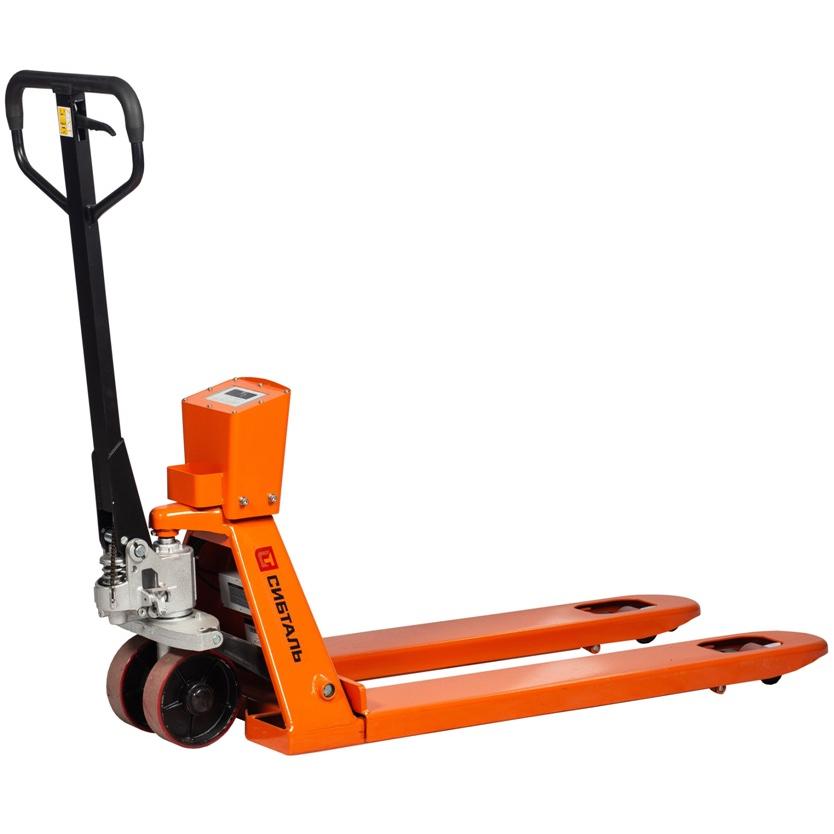 Тележка складская гидравлическая c весами СибТаль ACR-ES 2500 кг