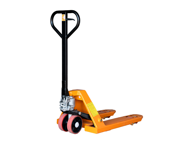 Укороченная тележка для поддонов 2 TON (550x800mm) резиновые колеса