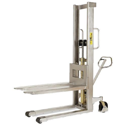 Гидравлический штабелер OXLIFT HS16-Steel 1600 мм 1000 кг (Нержавеющая Сталь)