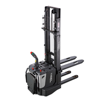 Самоходный штабелер Tisel ES2029 DX Li-Ion с платформой и боковой поддержкой
