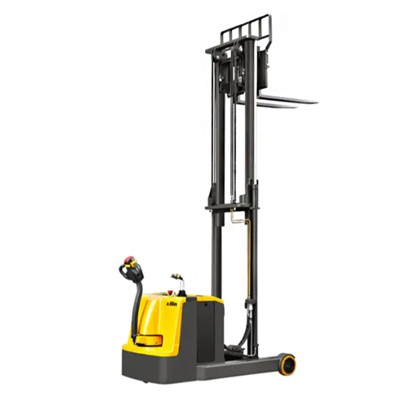 Штабелер самоходный 1,25 т 4,0 м XILIN CQD12W с раздвижными вилами и противовесом (сопровождаемый)