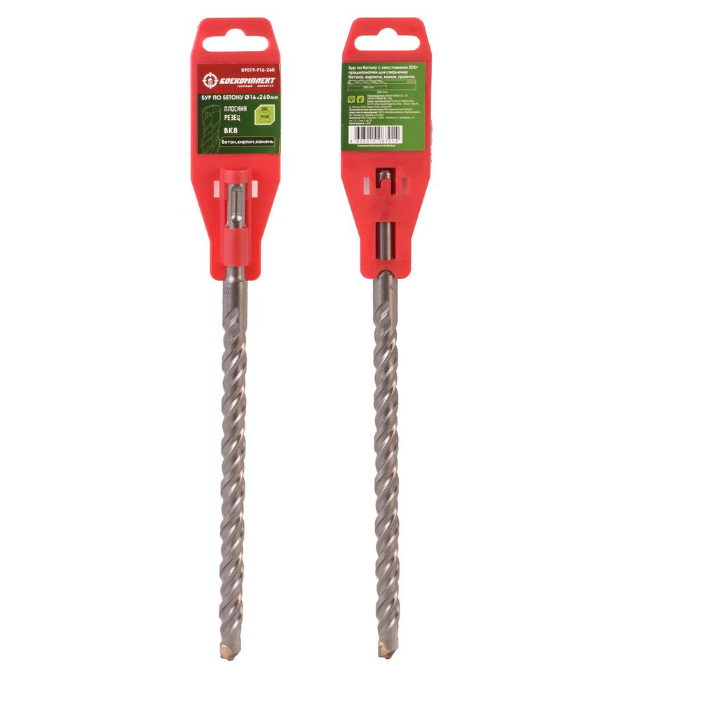 Бур SDS+ БОЕКОМПЛЕКТ B9019-F16-260 Бур SDS+ БОЕКОМПЛЕКТ B9019-F16-260