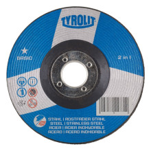 Диск обдирочный 27 Tyrolit 2 в 1 А30Q-BF 178х6,0х22,23 мм Диск обдирочный 27 Tyrolit 2 в 1 А30Q-BF 178х6,0х22,23 мм