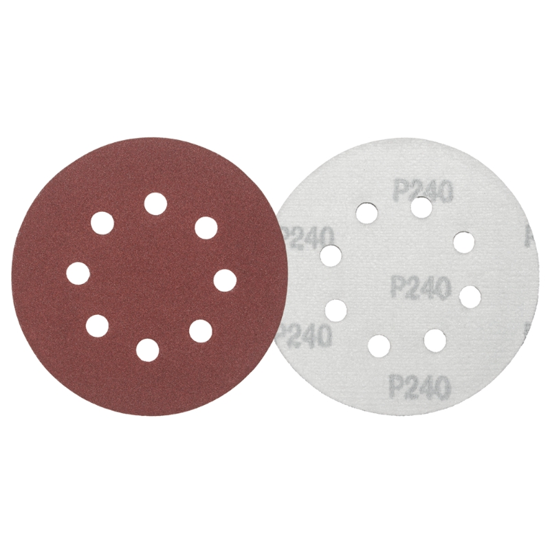 Шлифовальная бумага для орбитальной шлифовальной машины VLN 382/385 Villager SD-240WM 6/1 - 8 отверстий