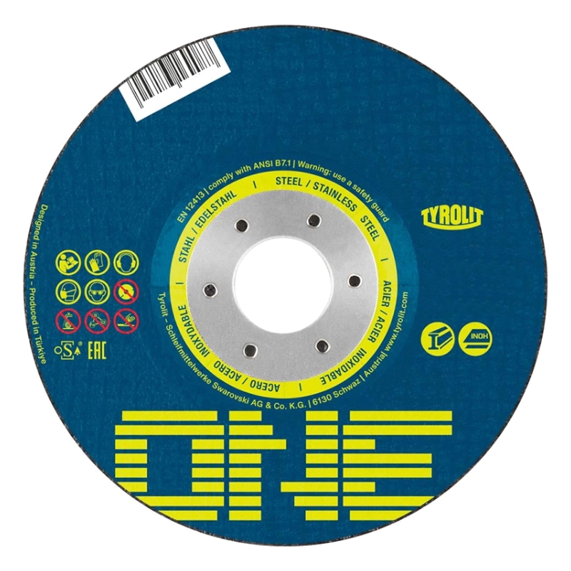 Диск отрезной 41 Tyrolit One 2 в 1 A46Q-BFO 230x1,9x22,23 мм