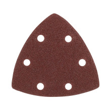 Треугольник шлифовальный PATRIOT на липучке / 80х80х80мм / Р80 / 6 отверстий / 5 шт / абразивный Треугольник шлифовальный PATRIOT на липучке / 80х80х80мм / Р80 / 6 отверстий / 5 шт / абразивный