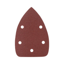 Треугольник шлифовальный PATRIOT на липучке / 140х140х80мм / Р80 / 5 отверстий / 5 шт / абразивный Треугольник шлифовальный PATRIOT на липучке / 140х140х80мм / Р80 / 5 отверстий / 5 шт / абразивный
