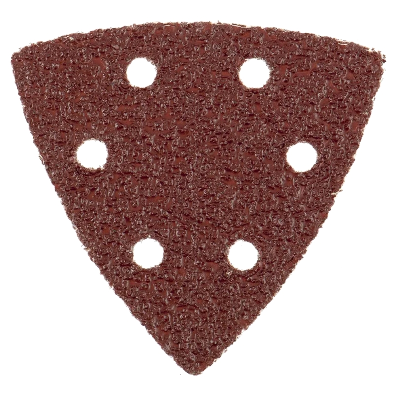 Треугольник абразивный под липучку, перфорированный, P 150, 93 мм, 5 шт Matrix на ворсовой подложке Треугольник абразивный под липучку, перфорированный, P 150, 93 мм, 5 шт Matrix на ворсовой подложке