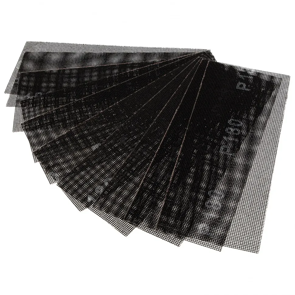 Сетка абразивная, P 180, 115х280 мм, 10 шт Sparta