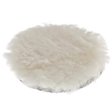 Насадка полировальная под липучку, 125 мм, натуральная шерсть Matrix