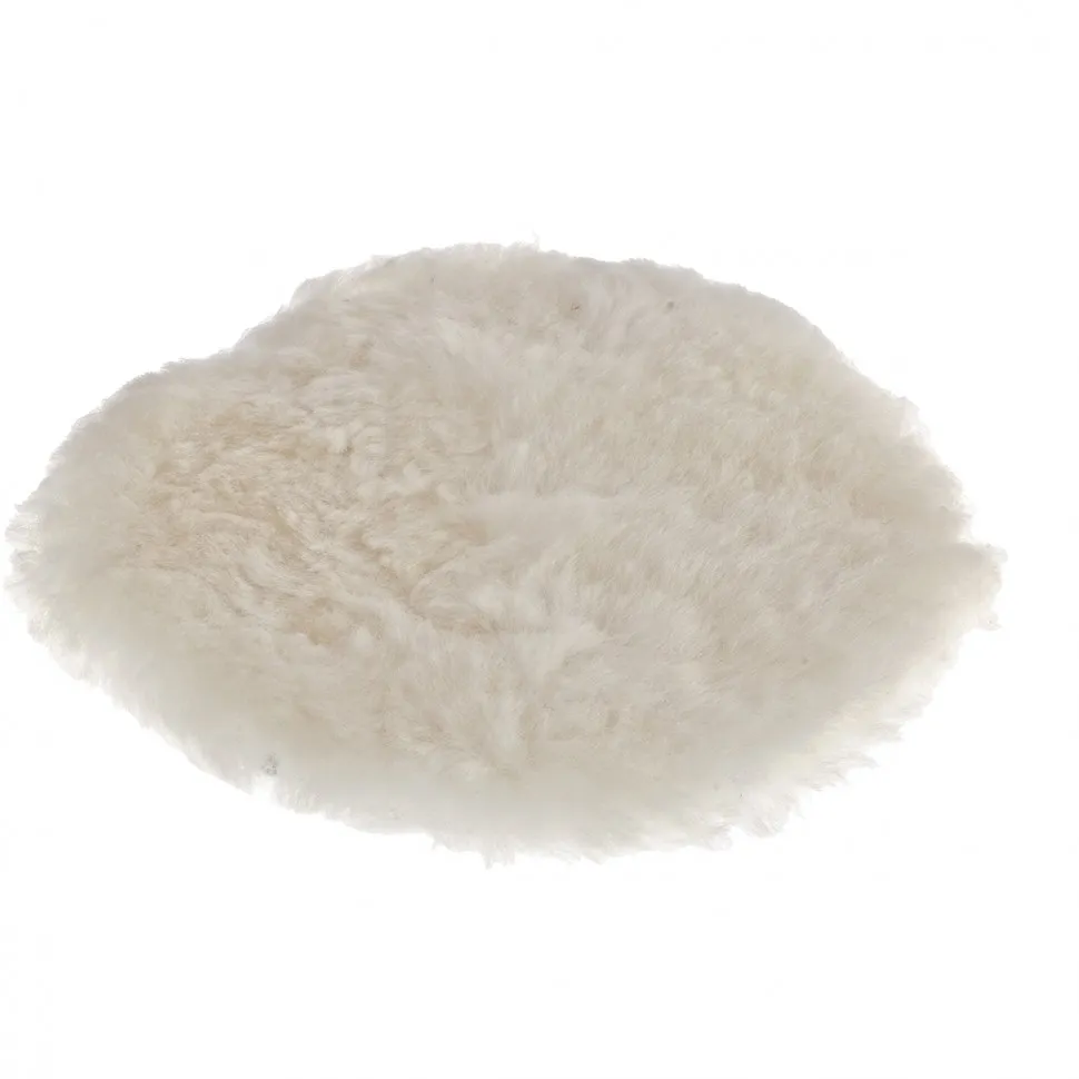 Насадка полировальная под липучку, 180 мм, натуральная шерсть Matrix