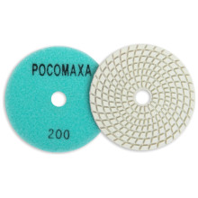Алмазный гибкий шлифовальный круг 100 мм мокрая шлифовка зерно 200 РОСОМАХА