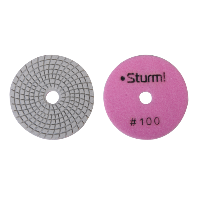 Круг шлифовальный гибкий Sturm! 9012-W100-100 Круг шлифовальный гибкий Sturm! 9012-W100-100