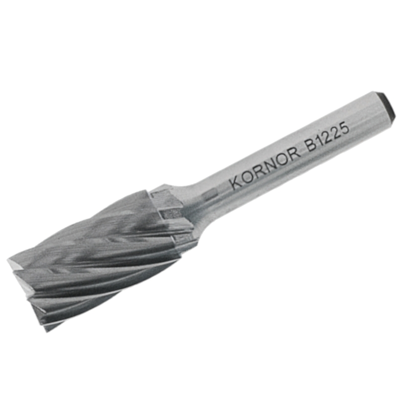 Борфреза цилиндрическая с торцом KORNOR B0513NFM03 по алюминию (крупная насечка) Борфреза цилиндрическая с торцом KORNOR B0513NFM03 по алюминию (крупная насечка)