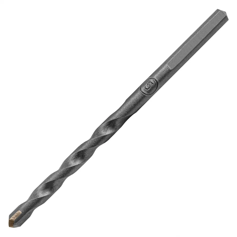 Сверло по бетону, 5х85 мм, трехгранный хвостовик Matrix