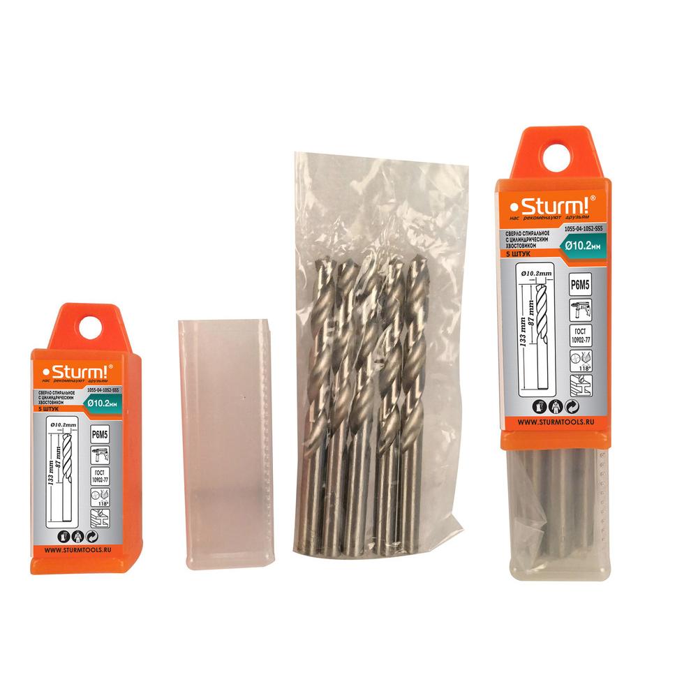 Сверло по металлу Sturm! 1055-O4-10S2-SS5 Сверло по металлу Sturm! 1055-O4-10S2-SS5