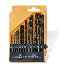 Набор сверл по металлу, 2-8 мм, (через 0.5 мм), HSS, 13 шт, цилиндрический хвостовик Sparta