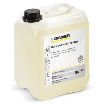 Профессиональное средство Karcher RM 731 щелочное для удаления жира и сажи, 5л 6.295-402.0
