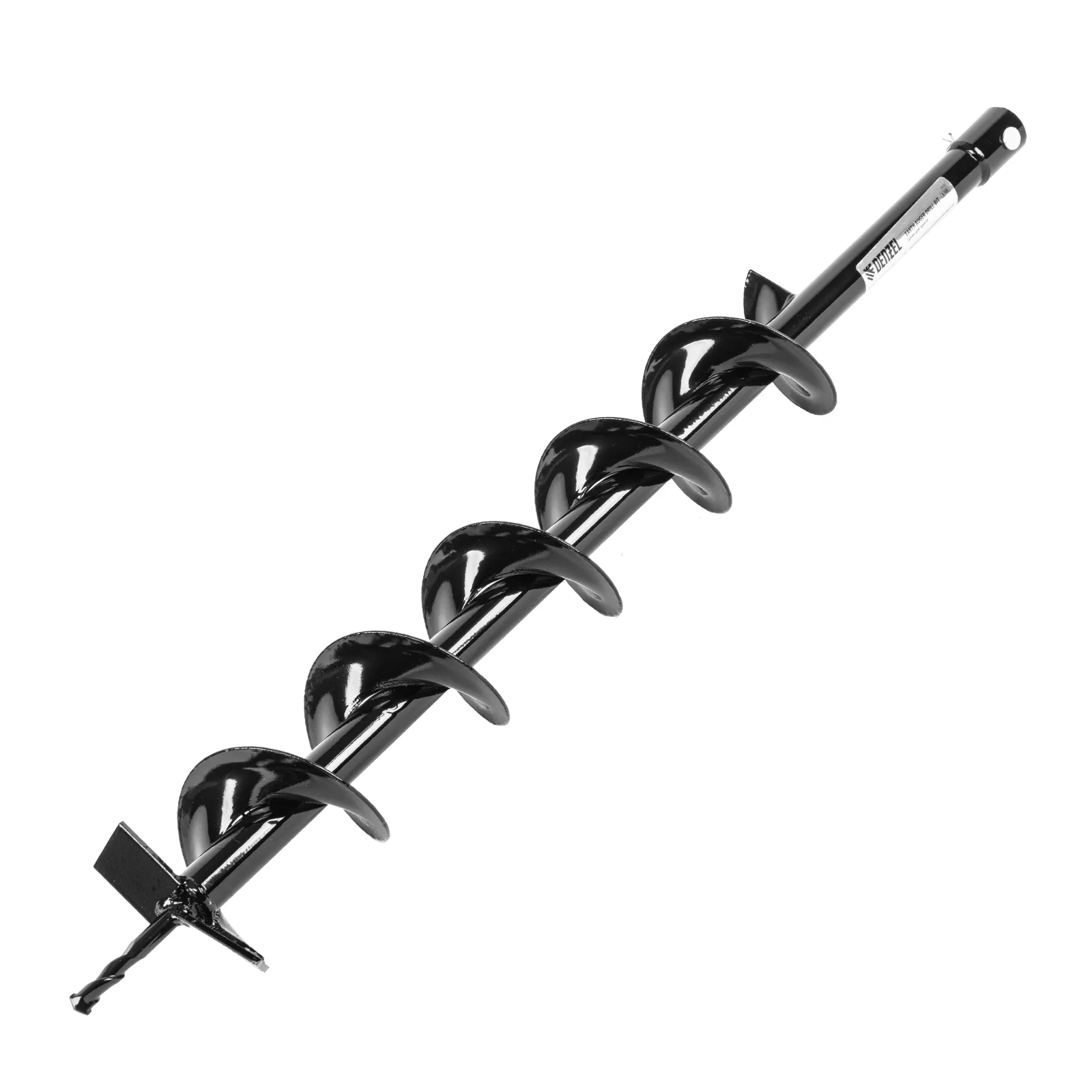 Шнек для грунта Denzel E-100, диаметр 100 мм, длина 800 мм,соединение 20 мм, несъемный нож Шнек для грунта Denzel E-100, диаметр 100 мм, длина 800 мм,соединение 20 мм, несъемный нож