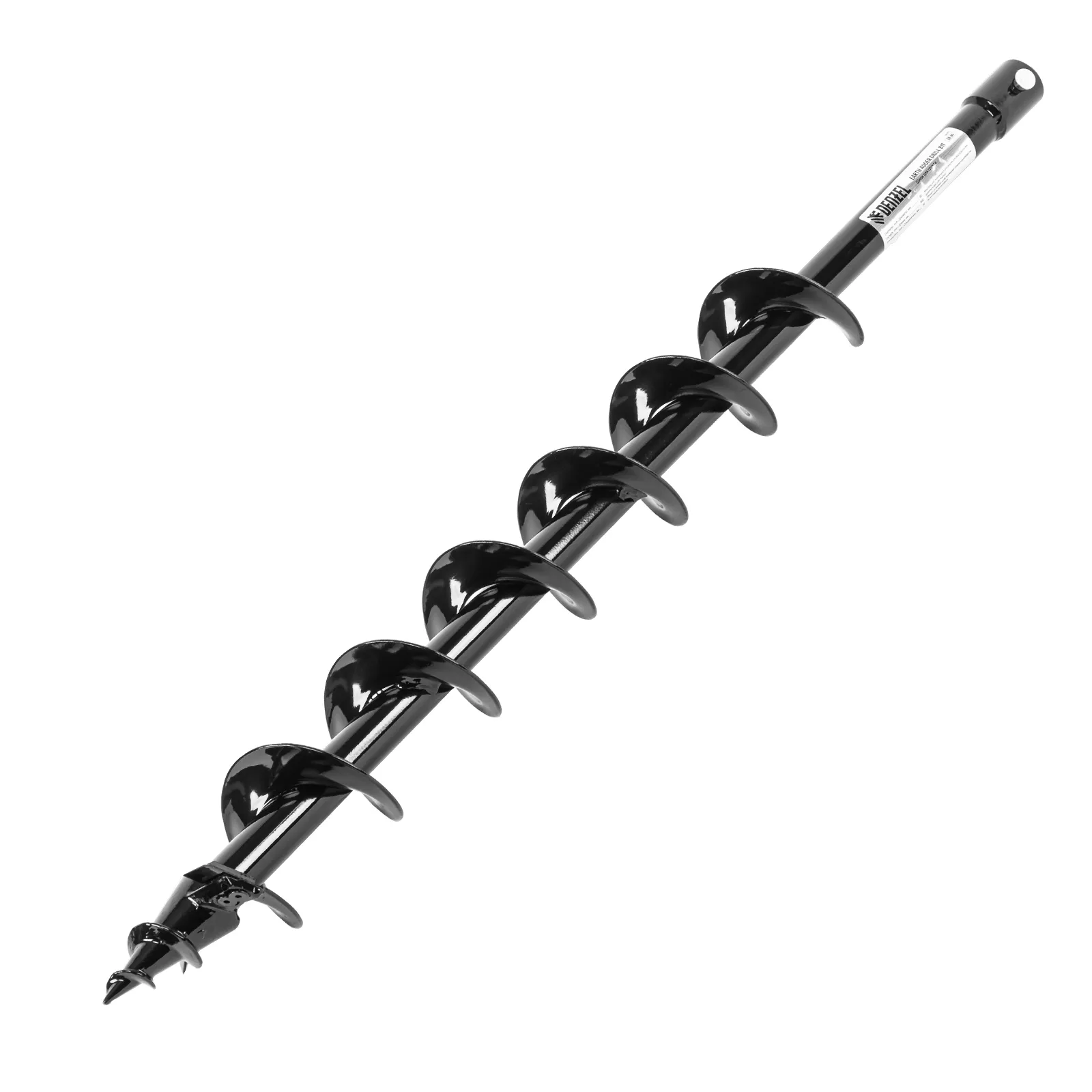 Шнек для грунта Denzel ER-80, диаметр 80 мм, длина 800 мм,соединение 20 мм, съемный нож Шнек для грунта Denzel ER-80, диаметр 80 мм, длина 800 мм,соединение 20 мм, съемный нож