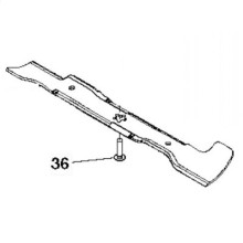 Нож левый для трактора Husqvarna 5324279-84