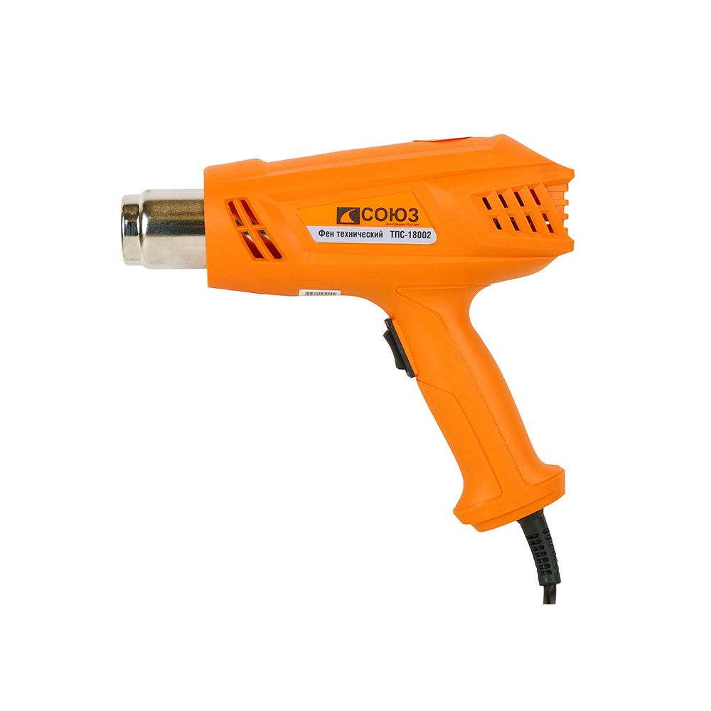 Фен технический Союз 1800 Вт (2 ступени, 2 насадки)