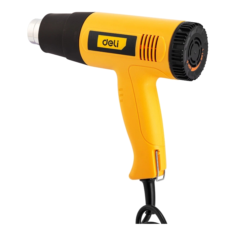 Термопистолет (технический фен) DELI DL391202 (2000 Вт, рабочая температура 100-650 град) 103017 Термопистолет (технический фен) DELI DL391202 (2000 Вт, рабочая температура 100-650 град) 103017